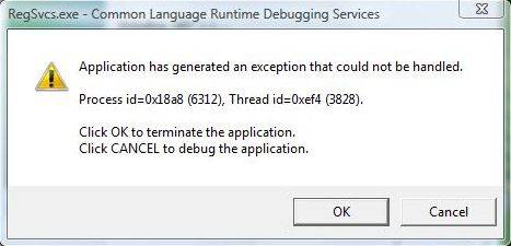 .NET 1.1 Installation Error in Windows
