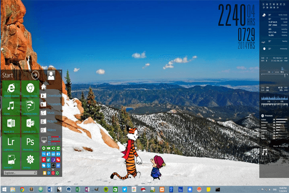 Start Menu for Rainmeter