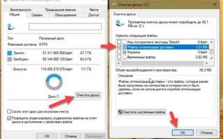 Как очистить диск C от ненужных файлов в Windows 10