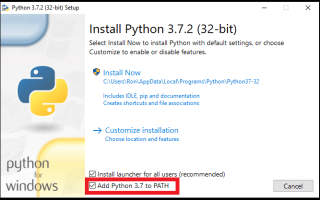 Как скачать и установить Python 3 на Windows 10/7