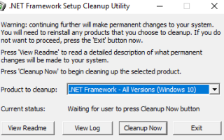 Как удалить, отключить и восстановить .NET Framework в Windows 10